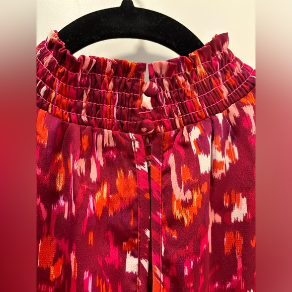 THML colourful puff sleeve blouse - Picture 4 of 5